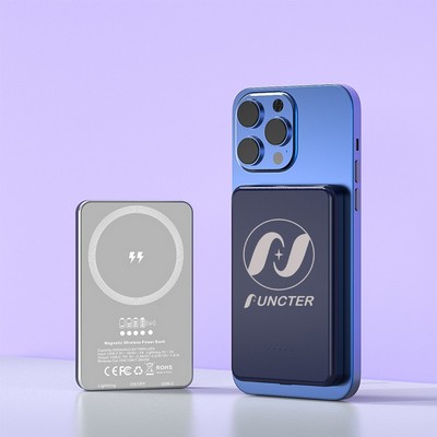 5000mAh Ultra Thin Magnetic Wireless Power Bank 20W Fast Charging Power Bank