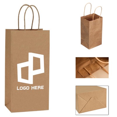 3.94X4.72X8.66" Take-Out Kraft Paper Bag