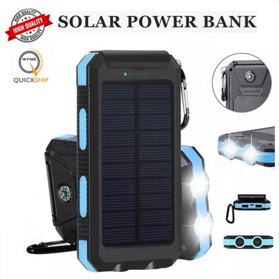 Solar Power Bank Mobile Phone Charger 10000mAh