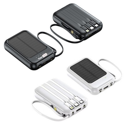 10000 mAh Solar Mini Power Bank