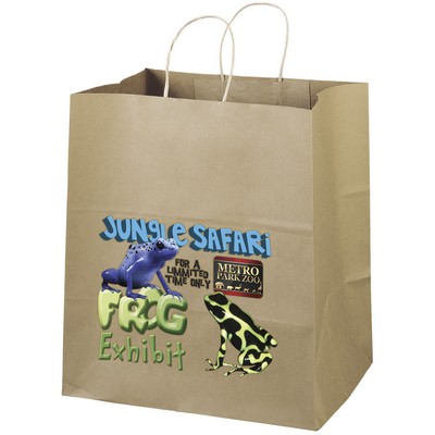 Eco Brute - Kraft-Brown Shopper - ColorVista (14" x 10" x 15 1/2")