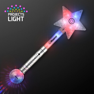 Star Light Jumbo Wand 17" - PRINTED